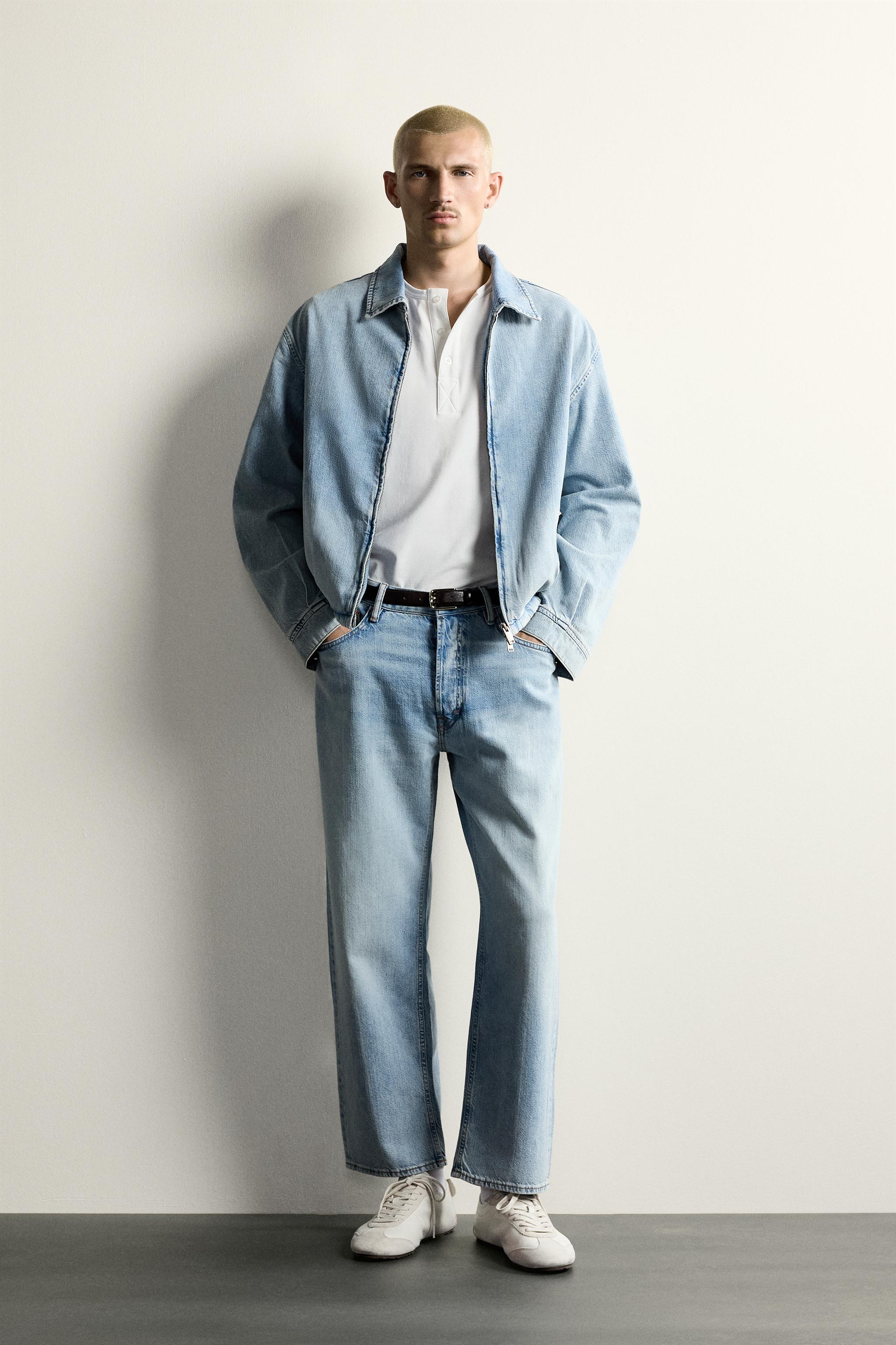 LIGHTWEIGHT REGULAR CROPPED FIT JEANS
